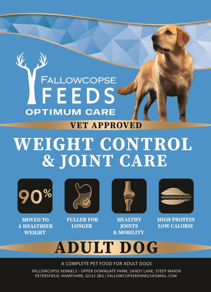 Fallowcopse Feeds - Weight Control & Joint Care - Turkey Chicken Lamb Petersfield Hampshire Surrey West Sussex London Berkshire Kent