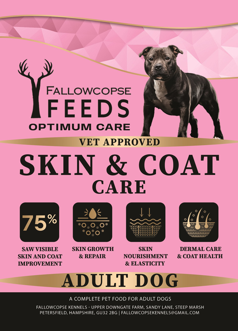 Fallowcopse Feeds - Skin & Coat Care - Turkey Chicken Lamb Petersfield Hampshire Surrey West Sussex London Berkshire Kent